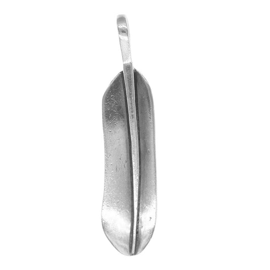 TRAVIS WALKER トラヴィスワーカー ギャランティカード付属 Phoeniix Feather Large フェニックス フェザー ラージ シルバー ペンダント トップ シルバー系【中古】