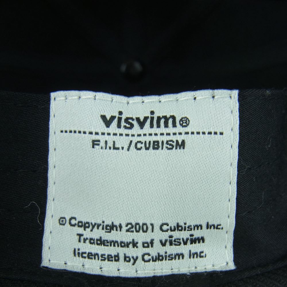 VISVIM ビズビム 16AW 0115203003026 EXCELSIOR CAP I LIKE OLD CARS キャップ 帽子 コットン 日本製 ブラック系 SM【中古】