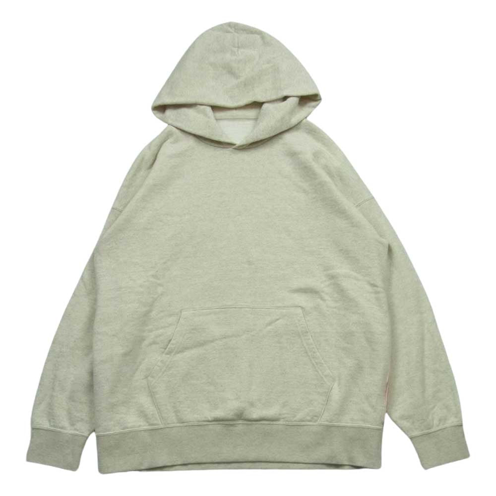 VISVIM ビズビム 19AW 0119405010002 JUMBO HOODIE P.O. STRIPES ジャンボ フーディー ストライプ パーカー ベージュ系 3【中古】