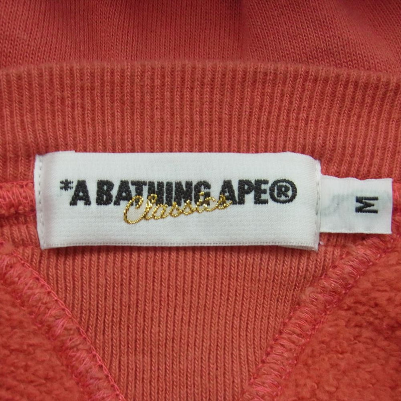 A Bathing Ape フード付きスウェット レッド M イラスト ロゴ 楽天市場】【中古】 アベイシングエイプA BATHING APE