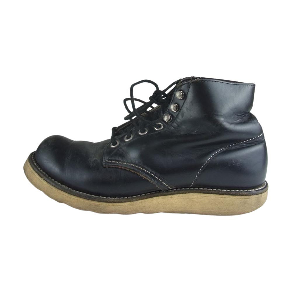 RED WING レッドウィング 四角犬タグ アイリッシュセッター クラシック モックトゥ ブーツ ブラック系 US5.5D【中古】