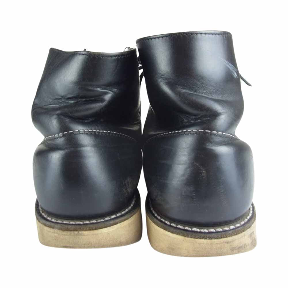 RED WING レッドウィング 四角犬タグ アイリッシュセッター クラシック モックトゥ ブーツ ブラック系 US5.5D【中古】