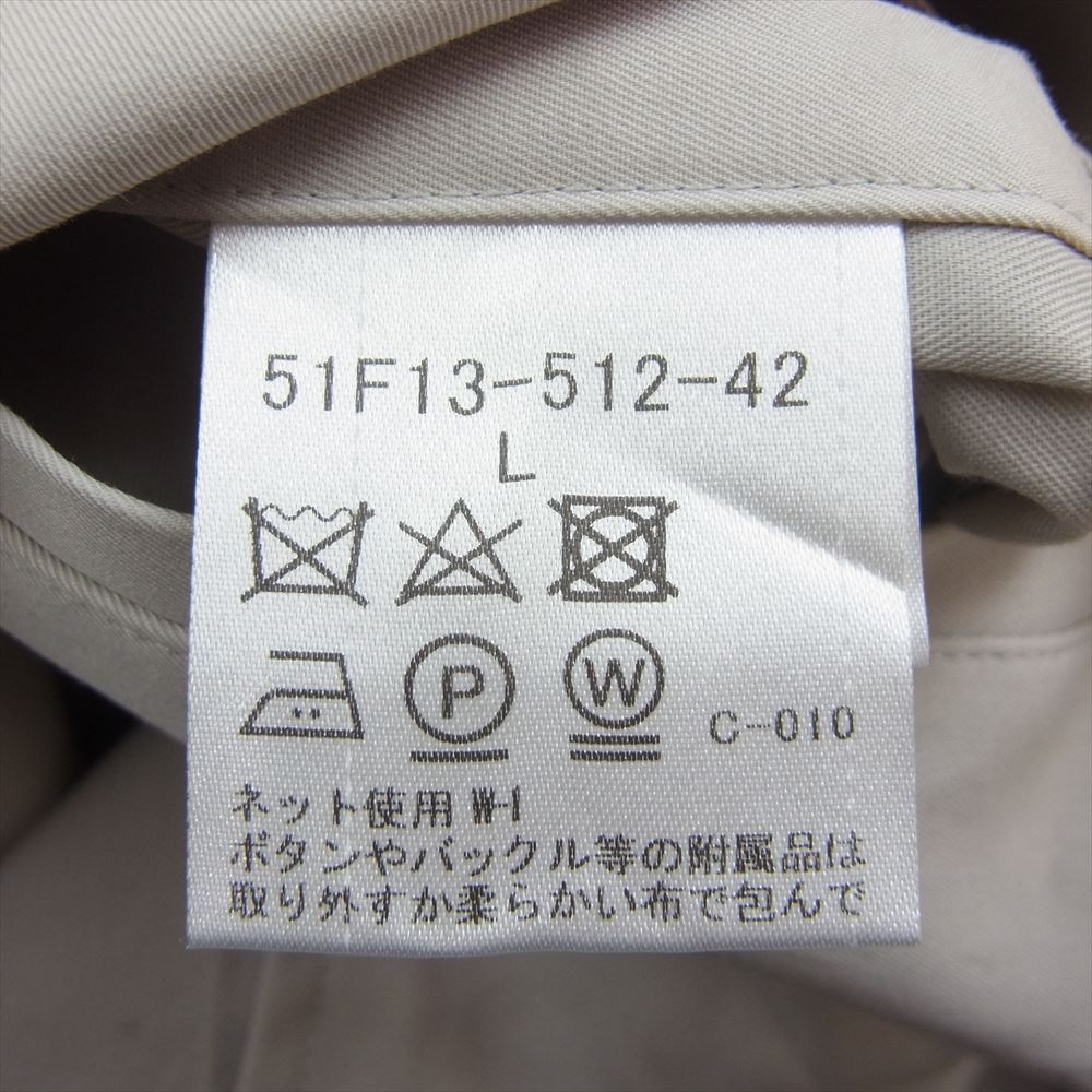 ブラックレーベル クレストブリッジ ショート トレンチ コート ベージュ系 L【中古】