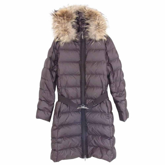 MONCLER モンクレール 22093499902054000 NANTESFUR GIUBBOTTO ダウン コート ブラウン系 1【中古】