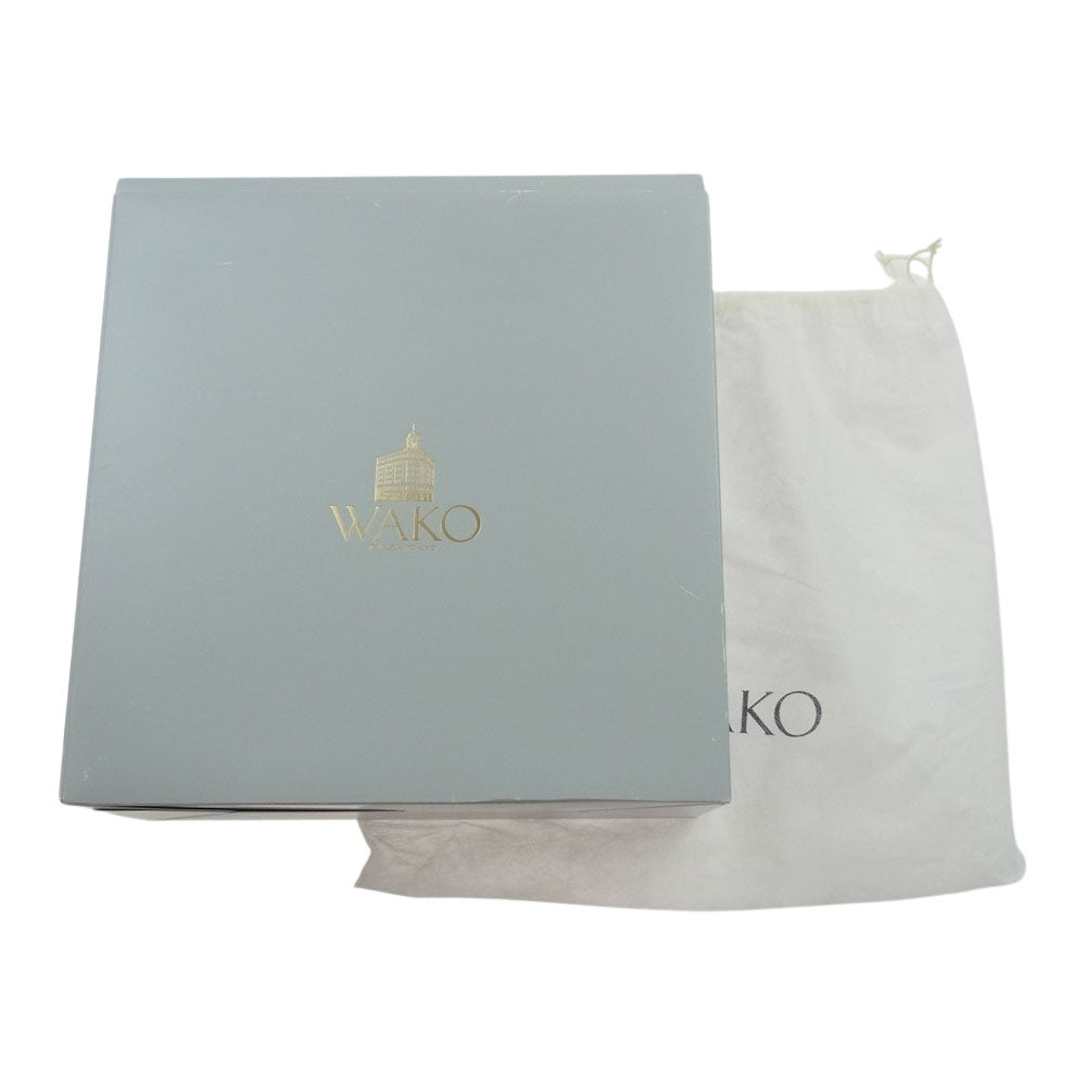 WAKO ワコー レザー 手提げバッグ ハンドバッグ ベージュ系【中古】