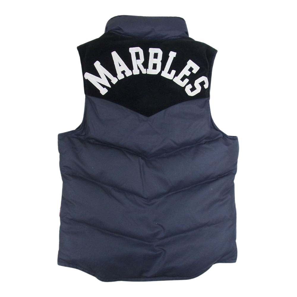 MARBLES マーブルズ MJK-W0904 コーデュロイ ボア 中綿 ベスト ブラック系 S【中古】