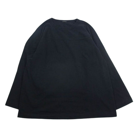 COMOLI コモリ 23SS x01-05005  フットボール ロンT 長袖 Tシャツ ブラック系 2【中古】