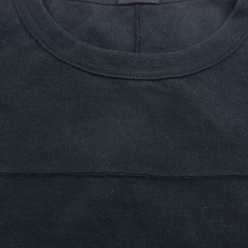 COMOLI コモリ 23SS x01-05005  フットボール ロンT 長袖 Tシャツ ブラック系 2【中古】