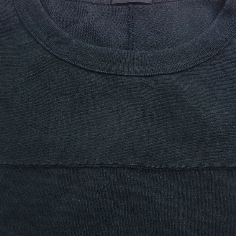 COMOLI コモリ 23SS x01-05005  フットボール ロンT 長袖 Tシャツ ブラック系 2【中古】