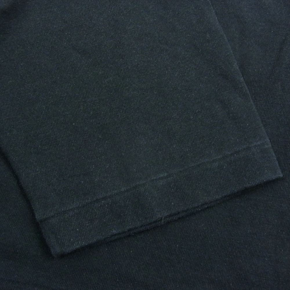 COMOLI コモリ 23SS x01-05005  フットボール ロンT 長袖 Tシャツ ブラック系 2【中古】