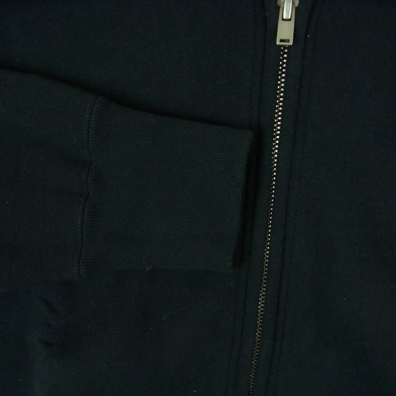 デラックスウエア SFZ-P FULLZIP SWEAT PLAIN  フルジップ スウェット ジャケット ブラック系 M【中古】