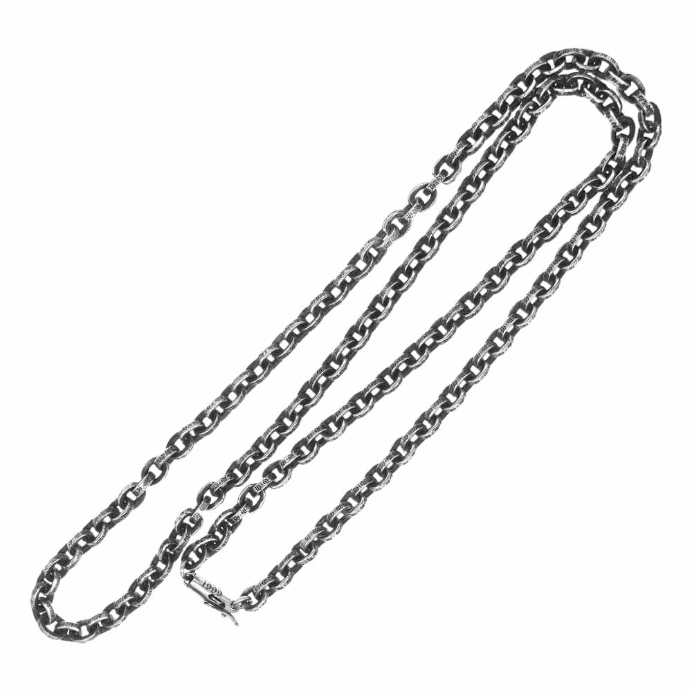 CHROME HEARTS クロムハーツ（原本無） PAPER CHAIN 24 ペーパーチェーン ネックレス 24インチ シルバー系【中古】