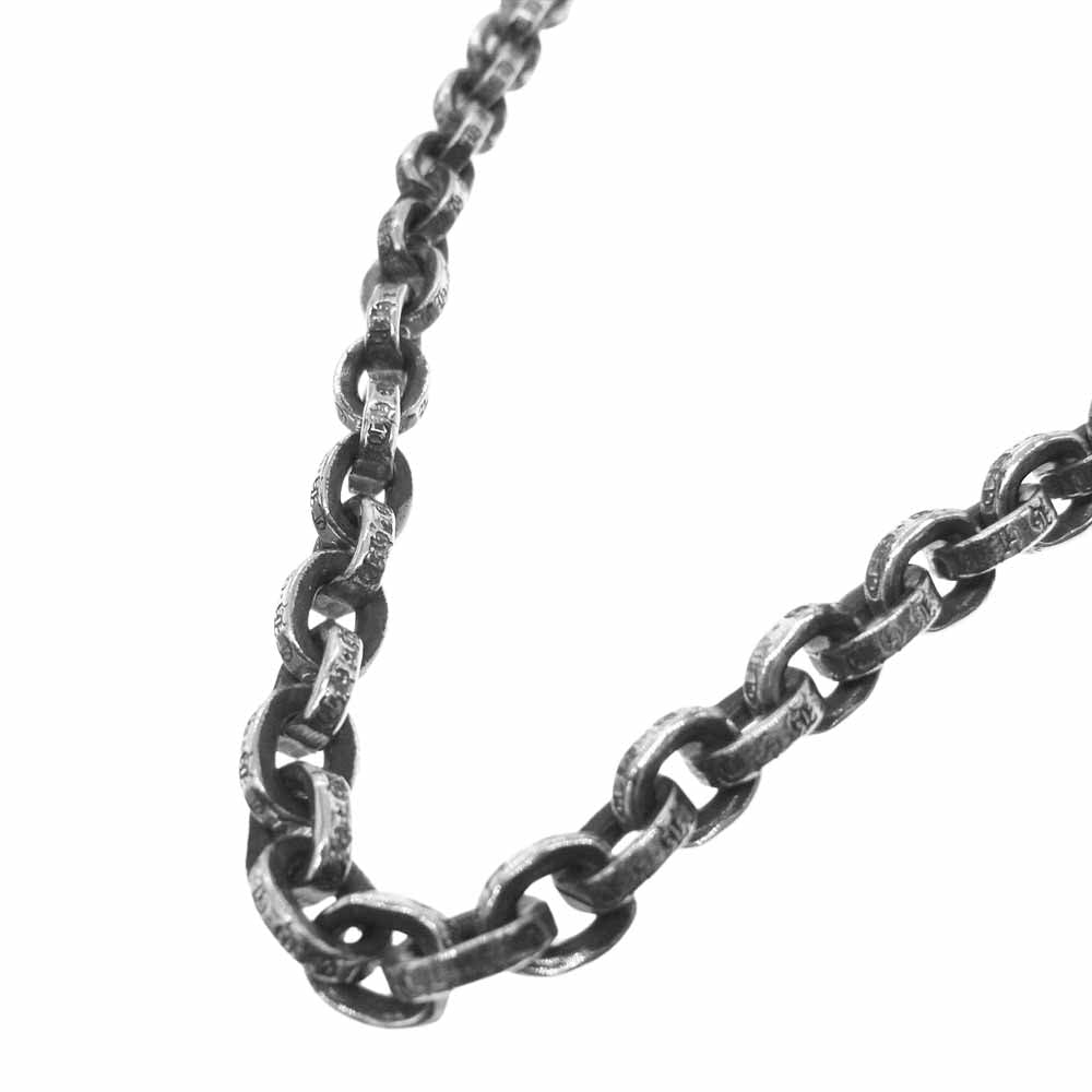 CHROME HEARTS クロムハーツ（原本無） PAPER CHAIN 24 ペーパーチェーン ネックレス 24インチ シルバー系【中古】