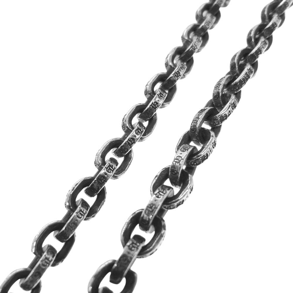 CHROME HEARTS クロムハーツ（原本無） PAPER CHAIN 24 ペーパーチェーン ネックレス 24インチ シルバー系【中古】