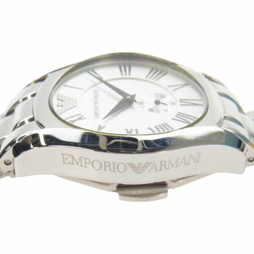 Emporio Armani エンポリオ・アルマーニ AR-0648 クォーツ 腕時計 ウォッチ シルバー系【中古】