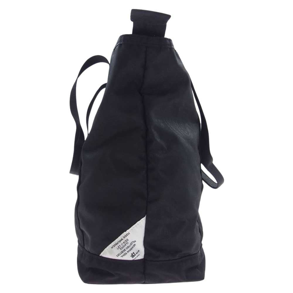 GREGORY グレゴリー × Let It Ride × nano universe レットイットライド ナノユニバース トリプルコラボ ナイロン トートバッグ ブラック系【中古】