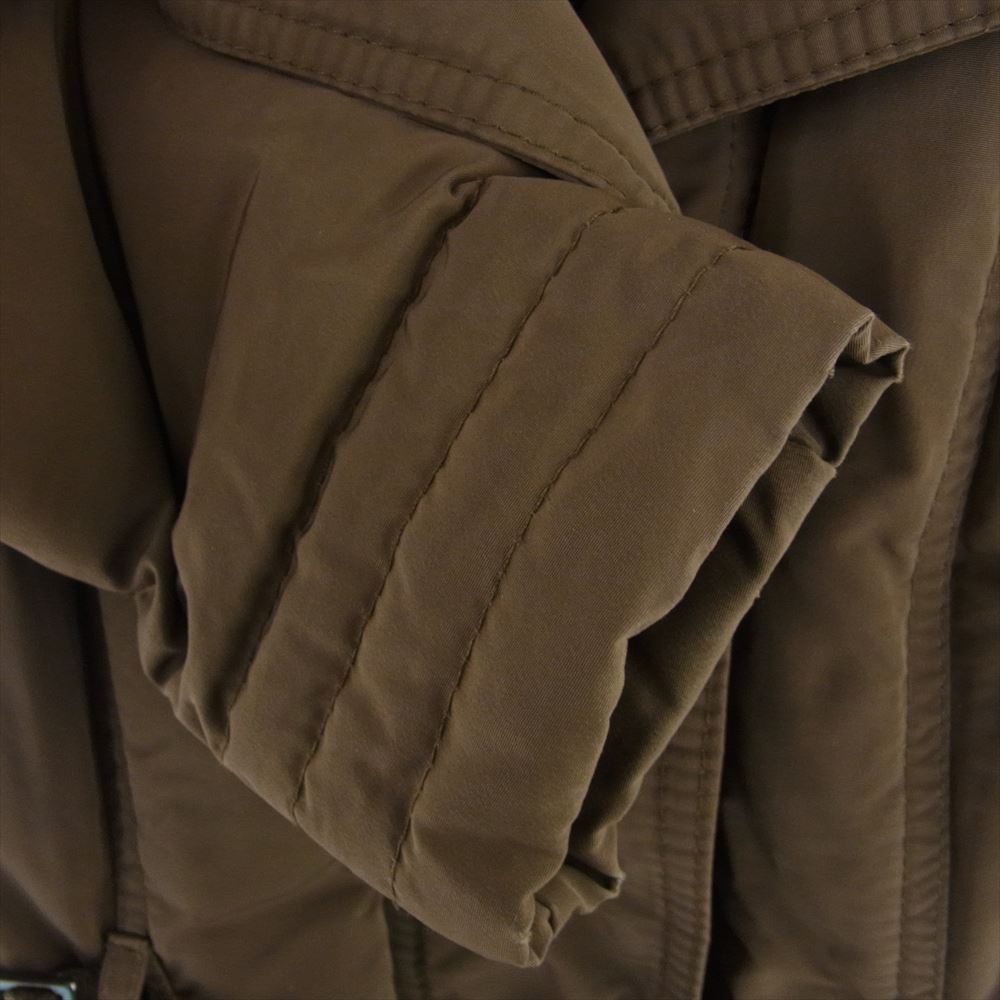 MONCLER モンクレール ROMNEY ロムニー ベルト付き ダウンジャケット ダウンコート ブラウン系【中古】