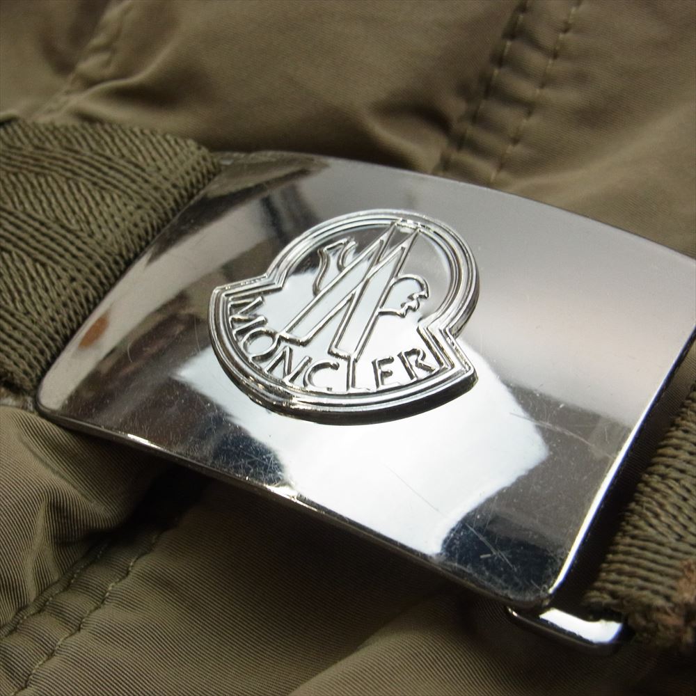 MONCLER モンクレール ROMNEY ロムニー ベルト付き ダウンジャケット ダウンコート ブラウン系【中古】