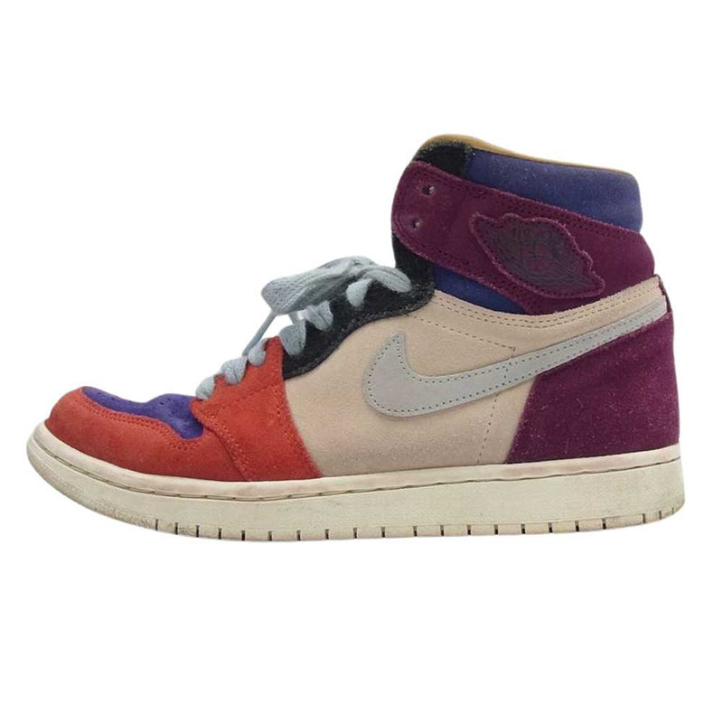 NIKE ナイキ BV2613-600 WMNS ウィメンズ AIR JORDAN 1 エアジョーダン HIGH OG NRG ハイカットスニーカー マルチカラー系 24cm【中古】