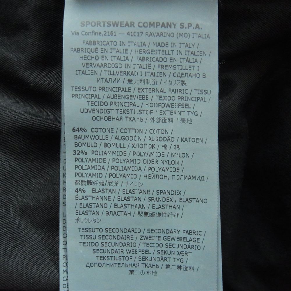 STONE ISLAND ストーンアイランド 19AW 国内正規品 711930308 Shadow Project Cargo Pants シャドウプロジェクト カーゴ パンツ ブラック系 50【中古】