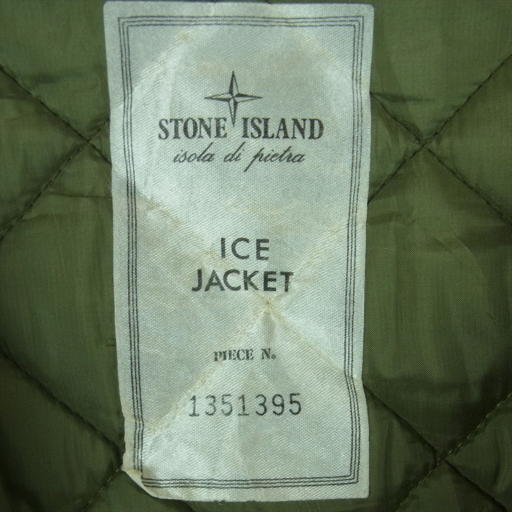 STONE ISLAND ストーンアイランド 初期 80～90s マッシモ・オスティ c.p.companyタグ 066G9001 ICE JACKET キルティング ライナー ジャケット カーキ系 L【中古】