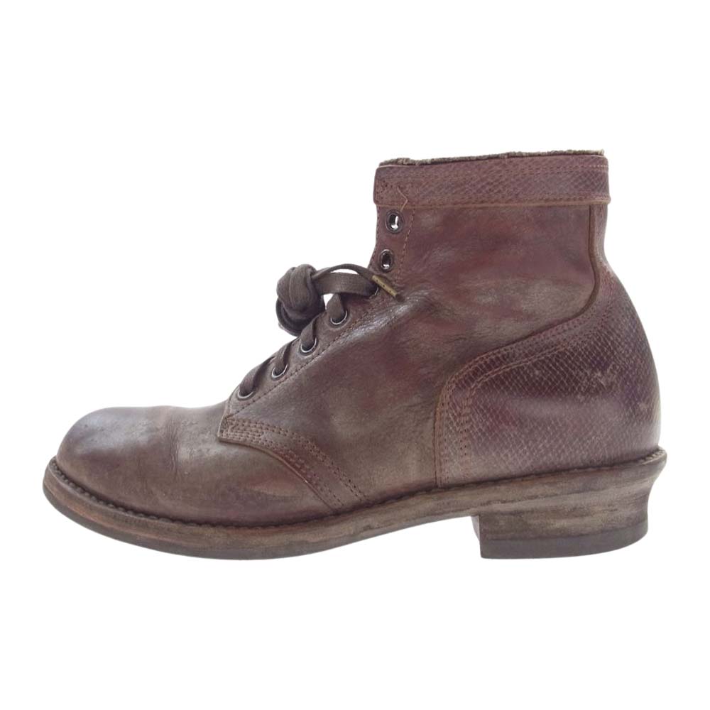 VISVIM ビズビム 22AW 0222902002002 ICT LAFAYETTE BOOTS 泥染め加工 ラファイエット ブーツ　 ブラウン系 US 8.5【中古】