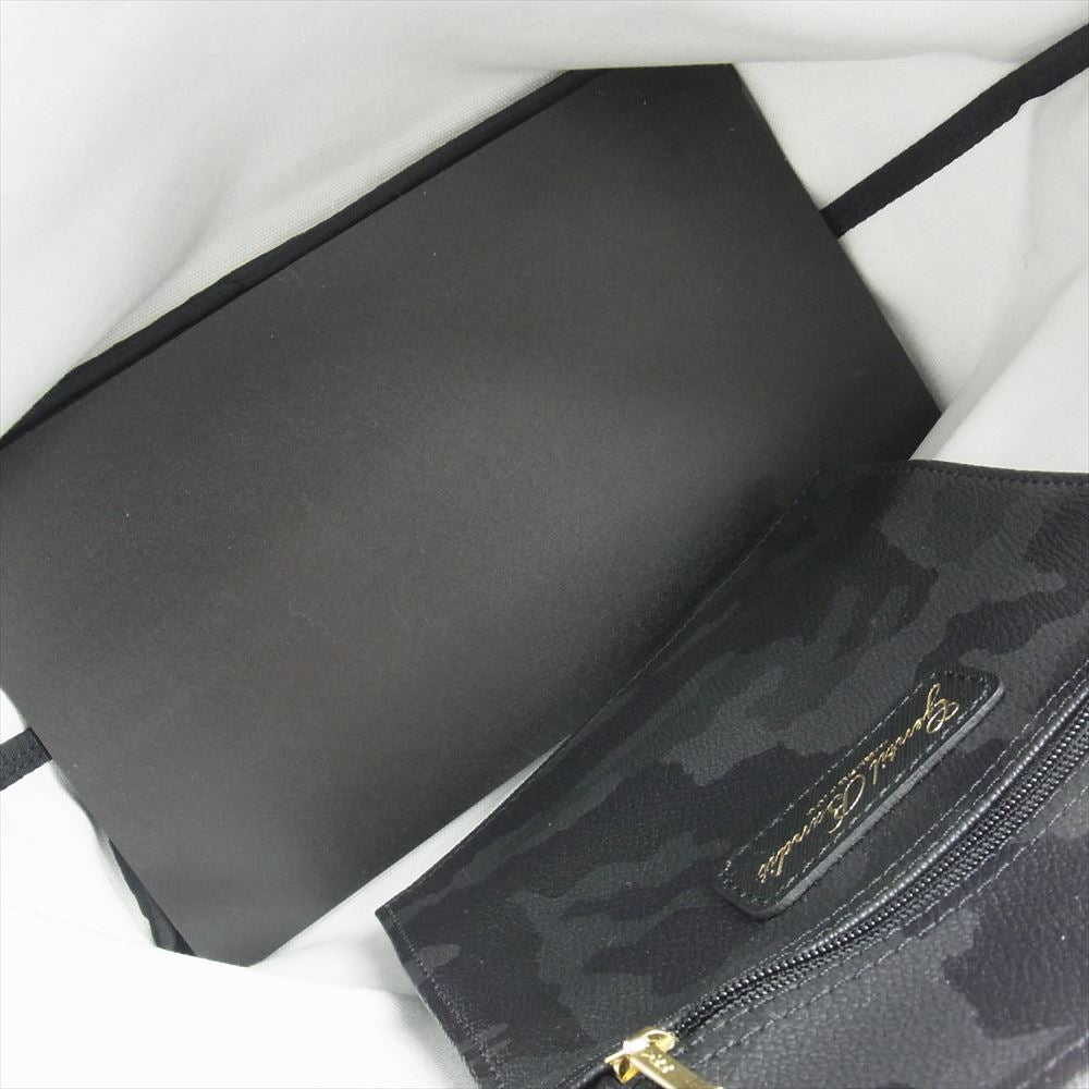 ジャンティバンティ ペイント加工 トートバッグ BM ブラックカモ ブラック系 グレー系【新古品】【未使用】【中古】