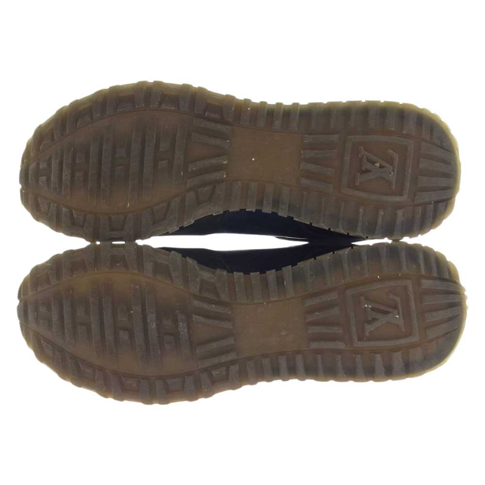 LOUIS VUITTON ルイ・ヴィトン ランアウェイ スニーカー ダミエ ローカット スニーカー  ブラック系 ネイビー系 グレー系 8.5インチ【中古】