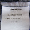 GRAPHPAPER グラフペーパー GM223-40280D DRESSTERIOR ドレステリア 別注 Colorfast Denim Two Tuck Tapered Pants カラーファスト デニム ツータック テーパード パンツ インディゴブルー系 1【中古】