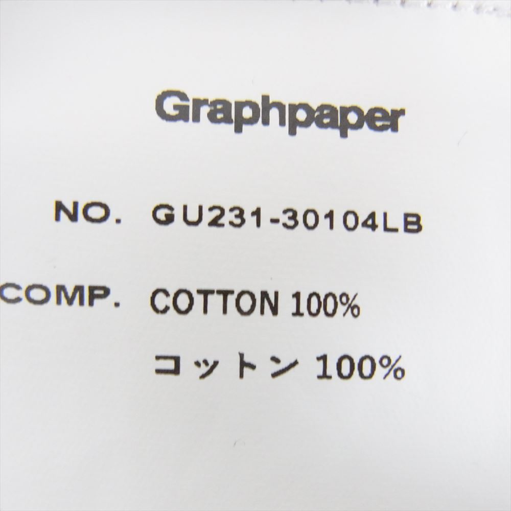 GRAPHPAPER グラフペーパー 23SS GU231-30104LB Selvage Denim Jacket LIGHT FADE サベージ 2nd タイプ デニムジャケット ライトフェード インディゴブルー系 SIZE 0【中古】