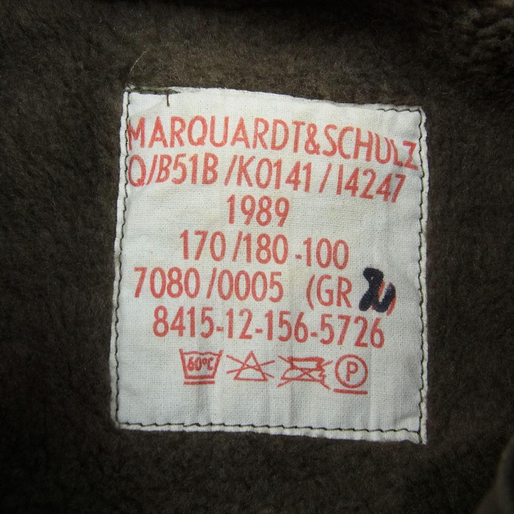 マーカートシュルツ 8415-12-156-5726 ドイツ軍 ライナー付き モッズコート ミリタリー ジャケット カーキ系【中古】