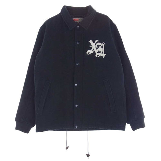 エクストララージ 143521 ウールメルトン 中綿 コーチジャケット ダークネイビー系 L【中古】