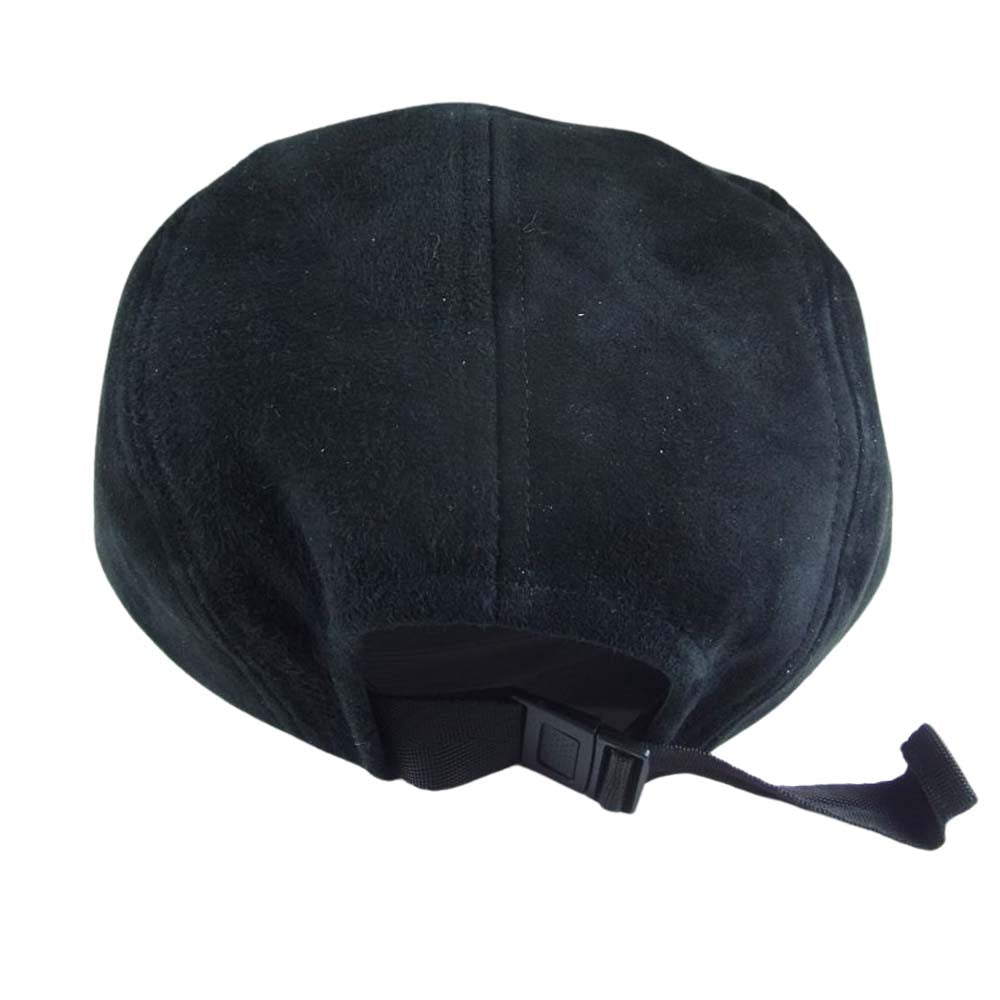 キジマタカユキ 23AW EX-23203 GOAT SUEDE JET CAP ゴートスエード ジェット キャップ レザー 帽子 ブラック系 F【中古】