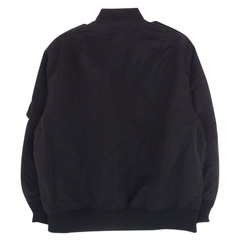 HYKE ハイク 23SS 17373 TYPE L-2A JACKET ナイロン ミリタリー ジャケット ブルゾン MA-1 ブラック系 XXL 表記サイズ：5【極上美品】【中古】