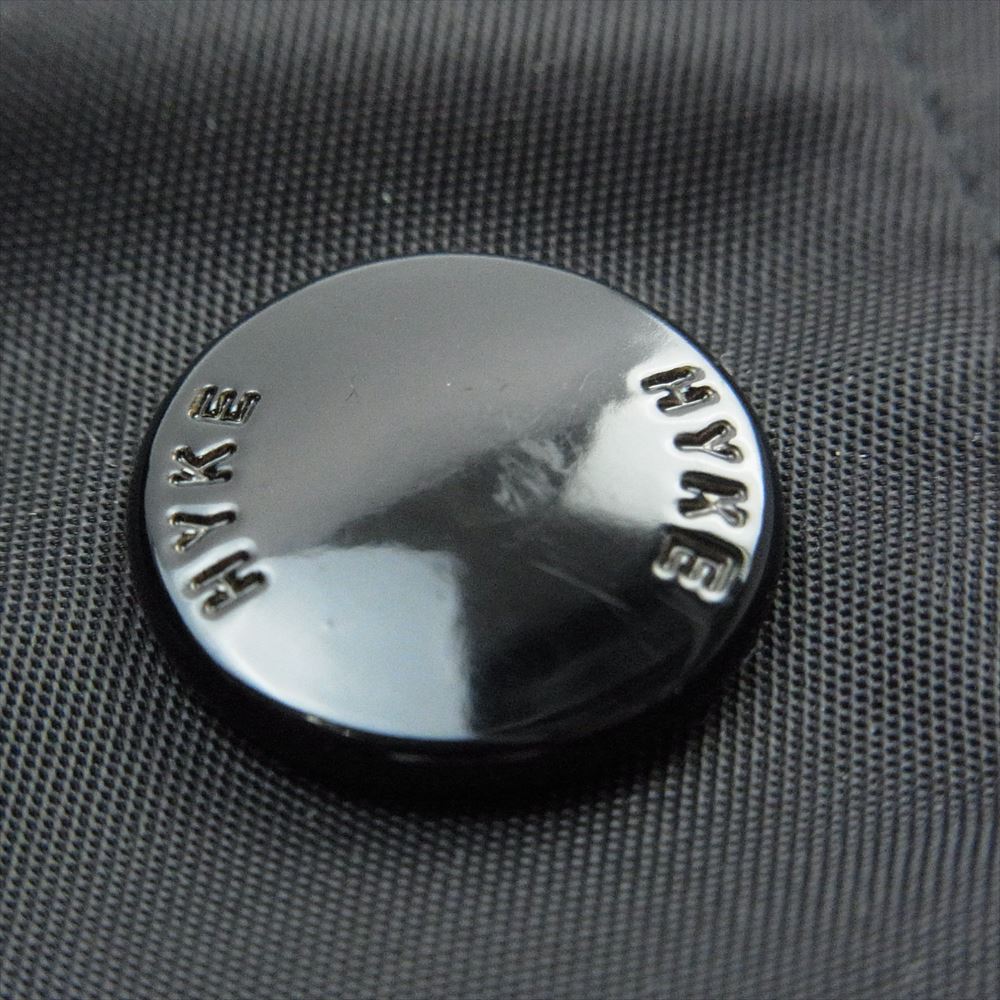 HYKE ハイク 23SS 17373 TYPE L-2A JACKET ナイロン ミリタリー ジャケット ブルゾン MA-1 ブラック系 XXL 表記サイズ：5【極上美品】【中古】