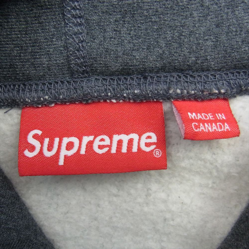 Supreme シュプリーム 21AW Box Logo Hooded Sweatshirt ボックス ロゴ スウェット パーカー グレー系 L【中古】