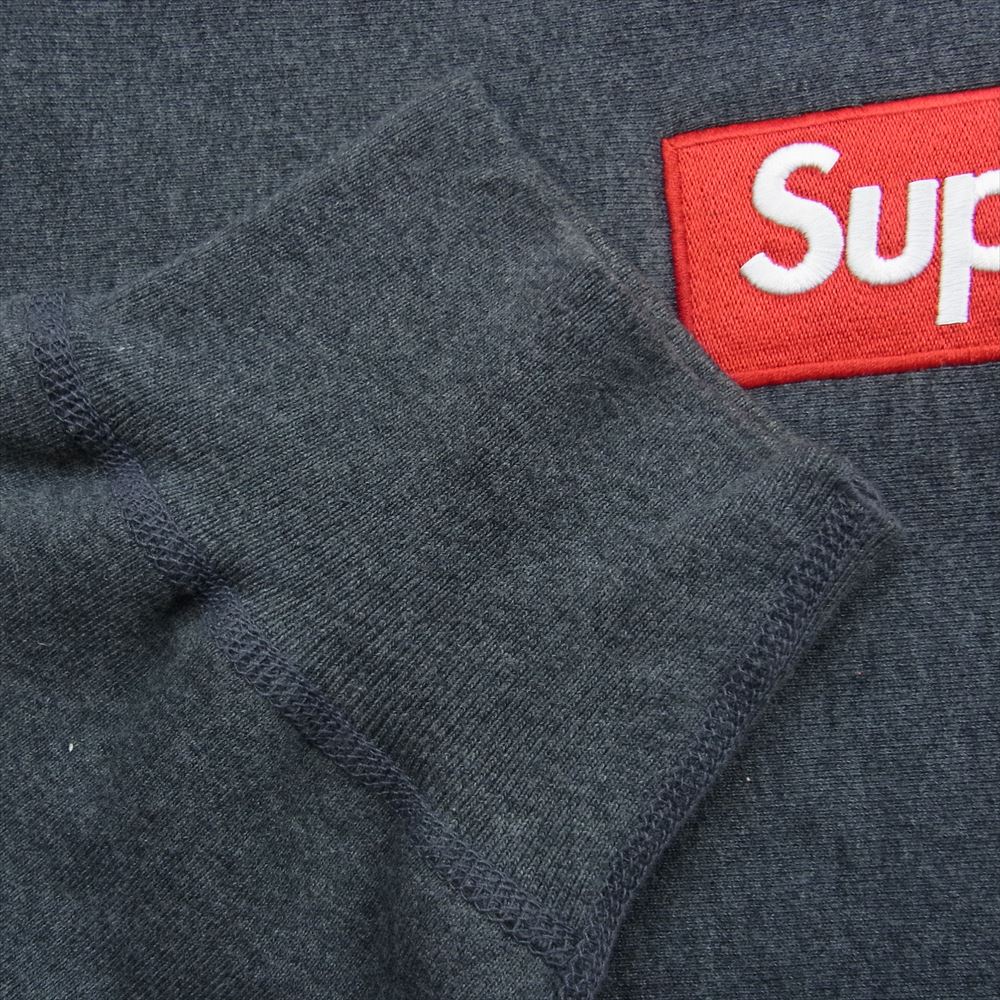 Supreme シュプリーム 21AW Box Logo Hooded Sweatshirt ボックス ロゴ スウェット パーカー グレー系 L【中古】