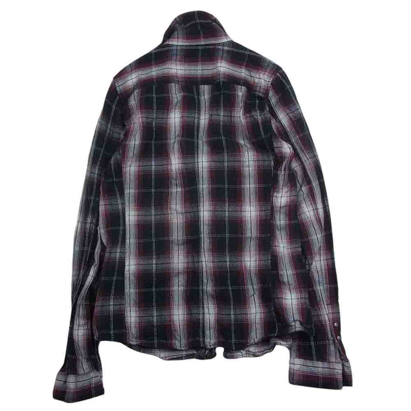 junhashimoto ジュンハシモト SHT1002 JDD02 CHECK HOOK SHIRTS フック チェック 長袖 シャツ マルチカラー系 2【中古】