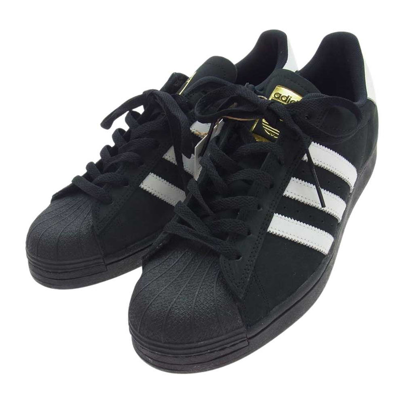 adidas アディダス FV0321 SUPERSTAR ADV BLACK スーパースター ADV ローカット スニーカー ブラック系 28.5cm【極上美品】【中古】