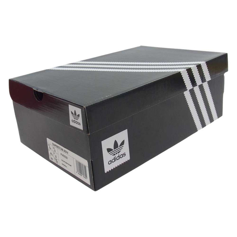 adidas アディダス FV0321 SUPERSTAR ADV BLACK スーパースター ADV ローカット スニーカー ブラック系 28.5cm【極上美品】【中古】