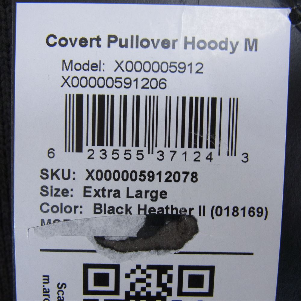 ARC'TERYX アークテリクス 国内正規品 covert pullover hoody コバート プルオーバー フーディ フリース パーカー グレー系 XL【極上美品】【中古】