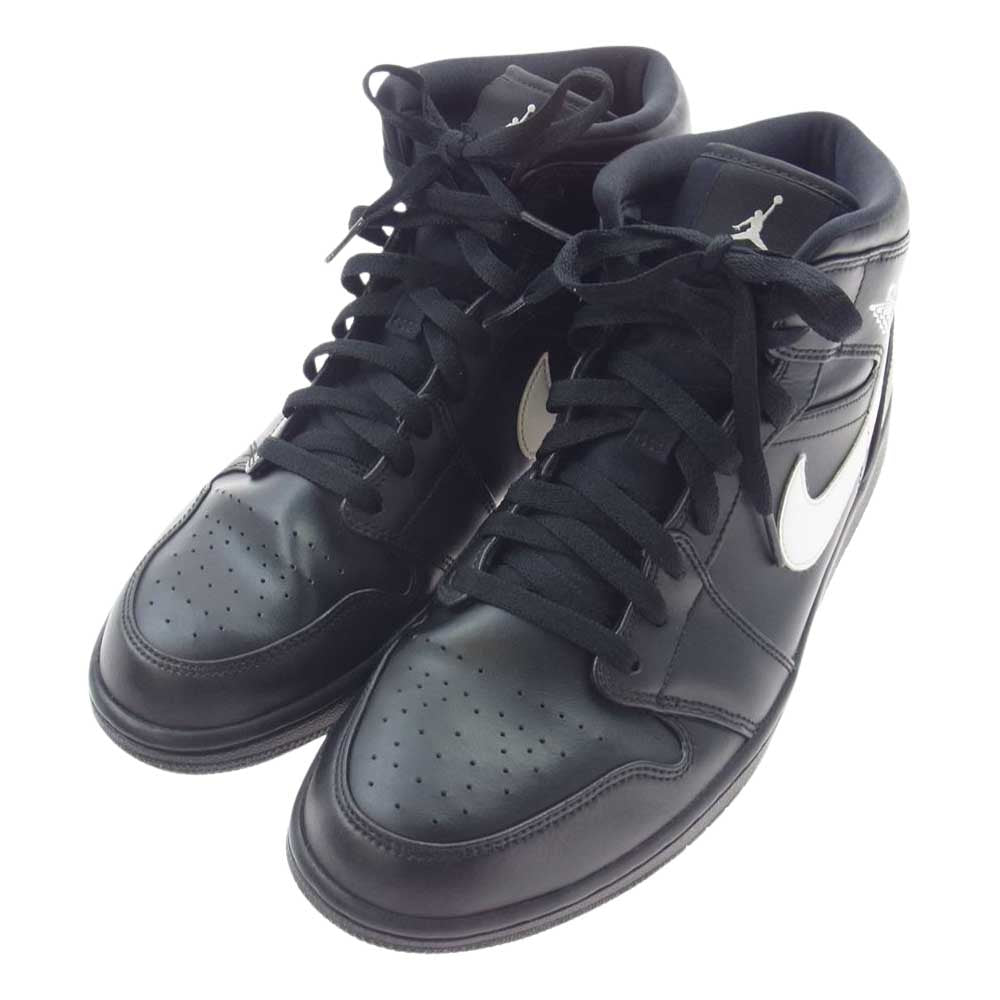 NIKE ナイキ 554724-049 AIR JORDAN 1 MID エア ジョーダン 1 ミッド ブラック系 US10/28cm【中古】