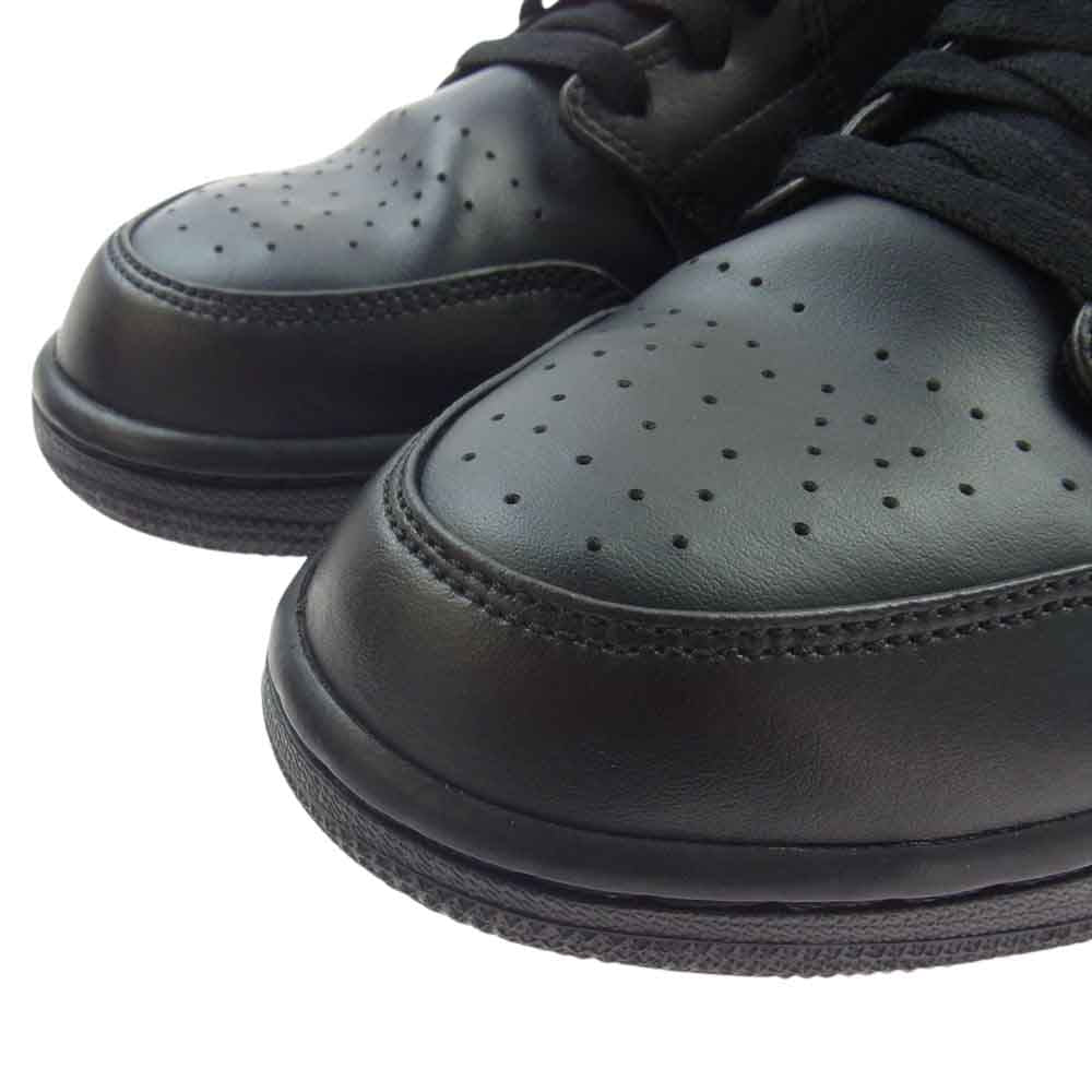 NIKE ナイキ 554724-049 AIR JORDAN 1 MID エア ジョーダン 1 ミッド ブラック系 US10/28cm【中古】