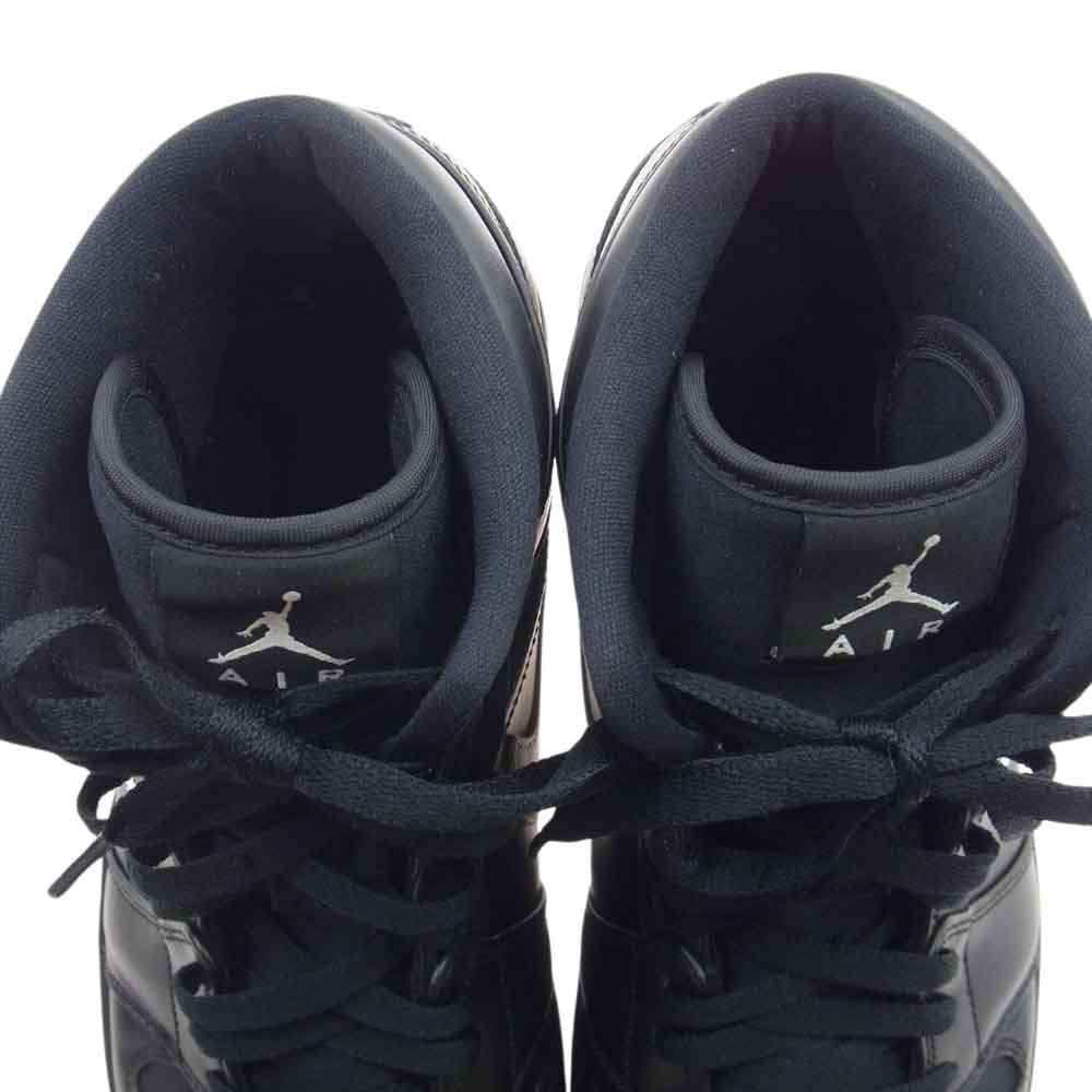 NIKE ナイキ 554724-049 AIR JORDAN 1 MID エア ジョーダン 1 ミッド ブラック系 US10/28cm【中古】