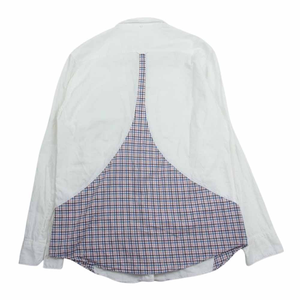 VISVIM ビズビム 12AW 0112205014010 Fullcam Shirt L/S ギンガムチェック切替 シャツ ホワイト系 3【中古】