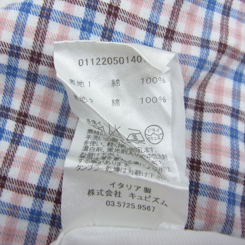 VISVIM ビズビム 12AW 0112205014010 Fullcam Shirt L/S ギンガムチェック切替 シャツ ホワイト系 3【中古】