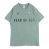 NIKE ナイキ FEAR OF GOD フィアオブゴッド CU4699-063 ロゴ 半袖 Tシャツ コットン 中国製 グレー系 S【美品】【中古】