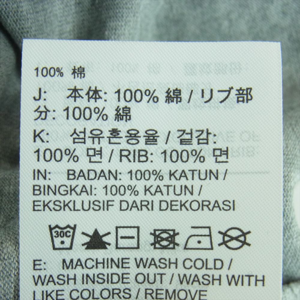 NIKE ナイキ FEAR OF GOD フィアオブゴッド CU4699-063 ロゴ 半袖 Tシャツ コットン 中国製 グレー系 S【美品】【中古】