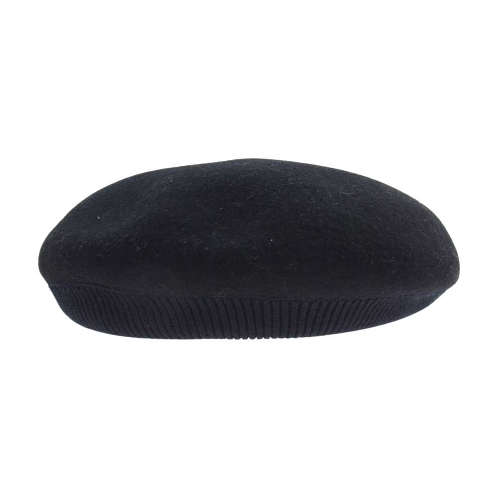 カムズアンドゴーズ 19746 RIB BERET ウール リブ ベレー帽 ブラック系【中古】