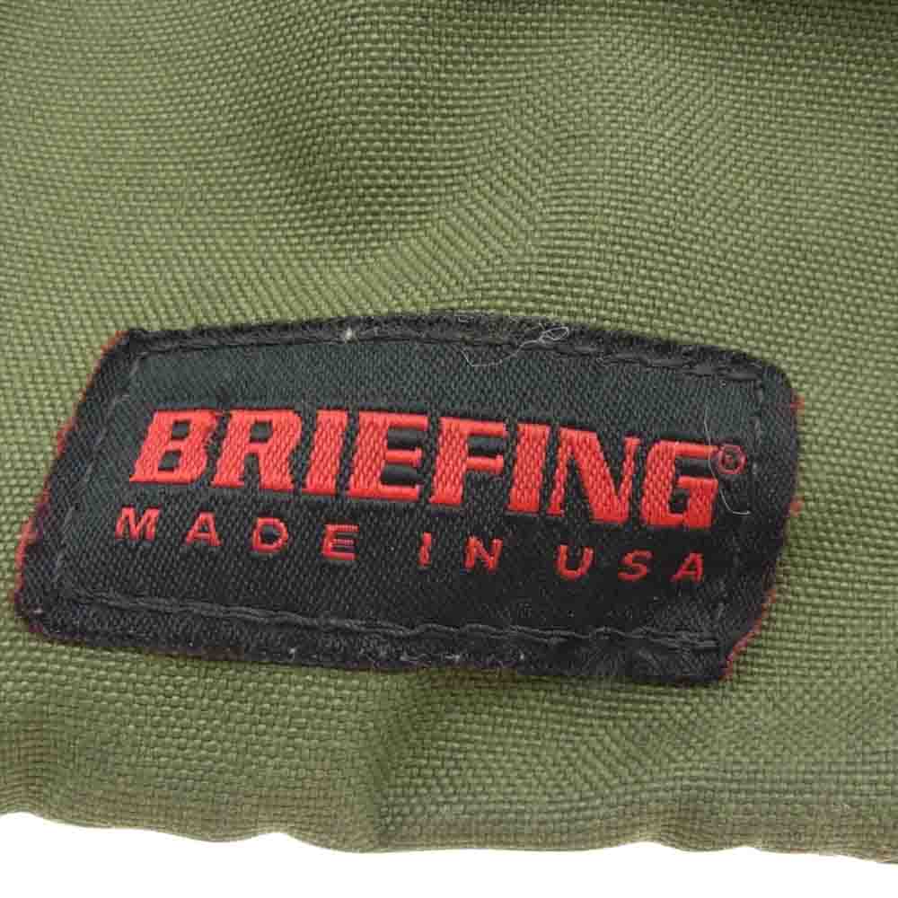 BRIEFING ブリーフィング BEGIN ビギン 別注 ナップサック モスグリーン系【中古】